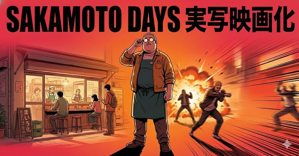 映画「SAKAMOTO DAYS」実写化は成功する？原作人気と目黒蓮起用が最強すぎる件