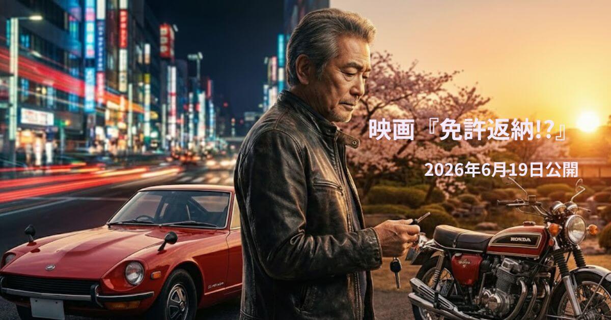 映画『免許返納!?』あらすじ・見どころ徹底解説！舘ひろし主演の結末予想も
