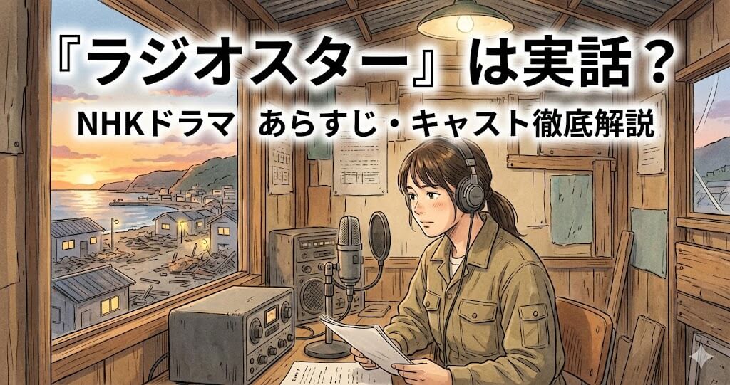 「ラジオスター」は実話？NHKドラマのあらすじ・キャスト・見どころは？
