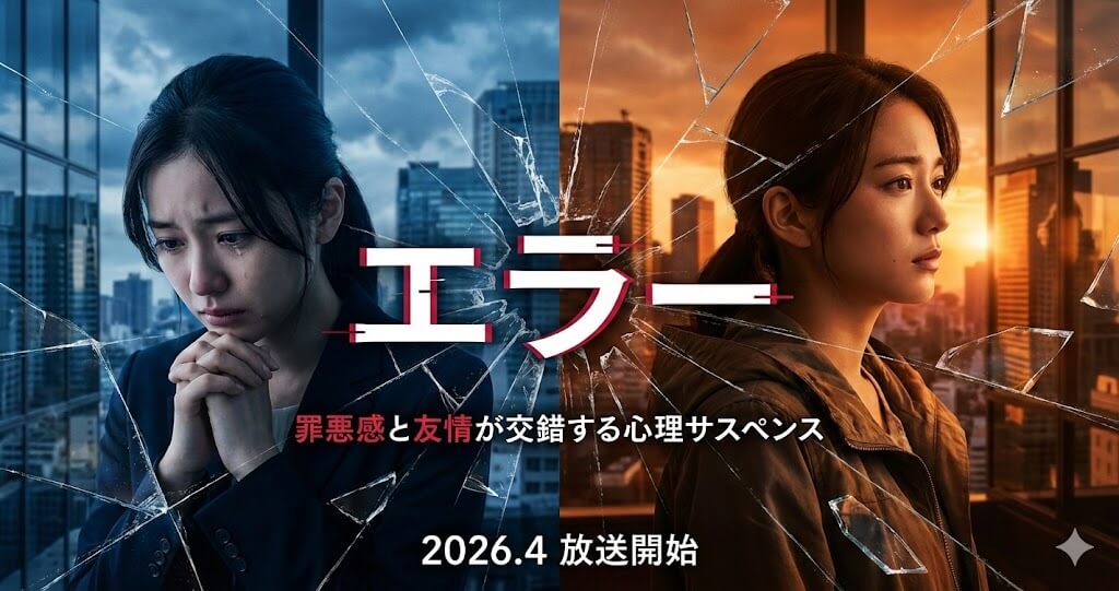 2026年4月ドラマ「エラー」の原作は?あらすじ・キャスト・見どころ徹底解説