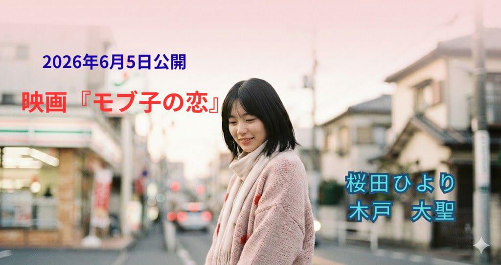 映画「モブ子の恋」原作は何巻まで？桜田ひより×木戸大聖で実写化