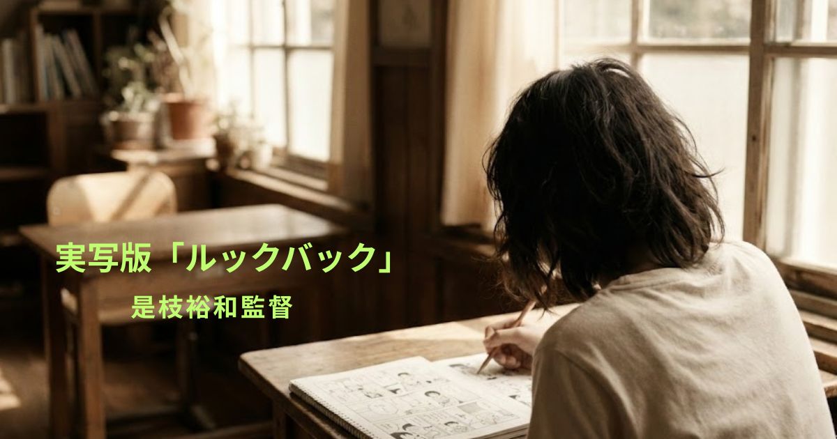 映画「ルックバック」実写版とアニメ版の違いは？是枝裕和×藤本タツキが描く結末考察