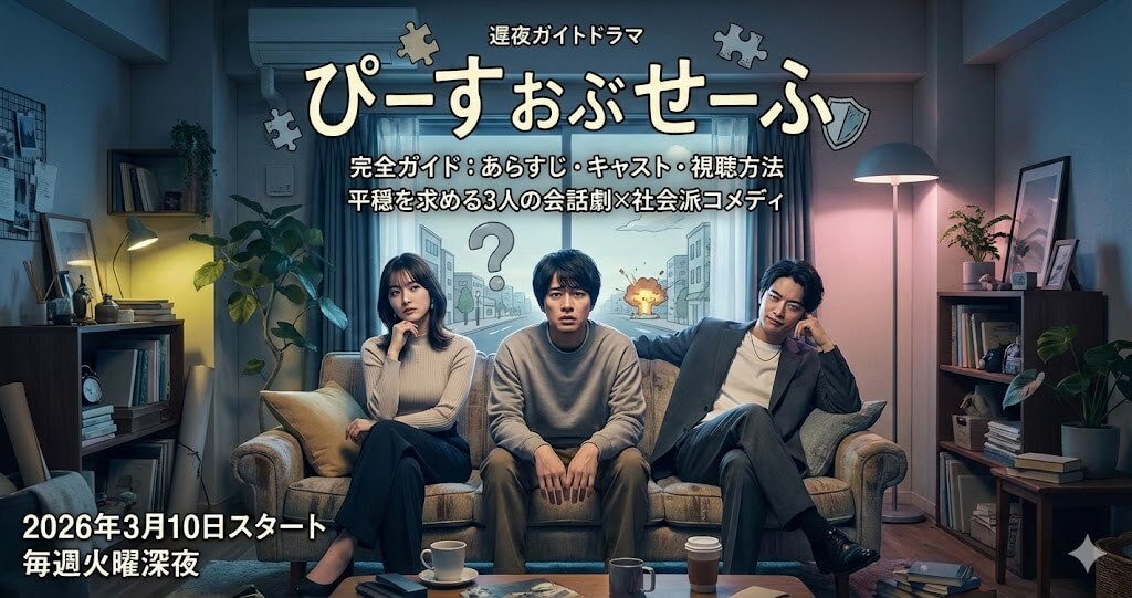 ドラマ「ぴーすおぶせーふ」完全ガイド｜あらすじ・キャスト・見どころ・視聴方法