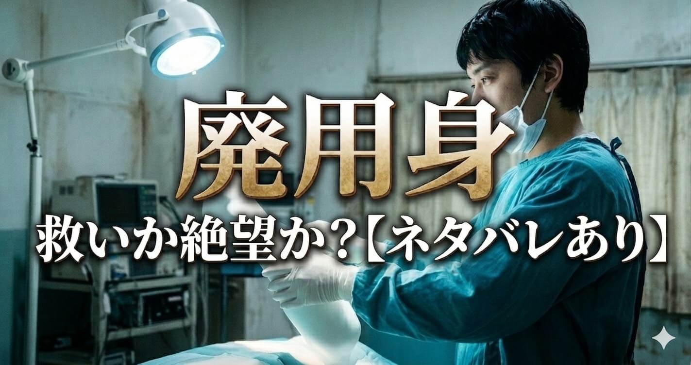 廃用身のラストは救いか絶望か？原作結末から映画版を予想【ネタバレあり】