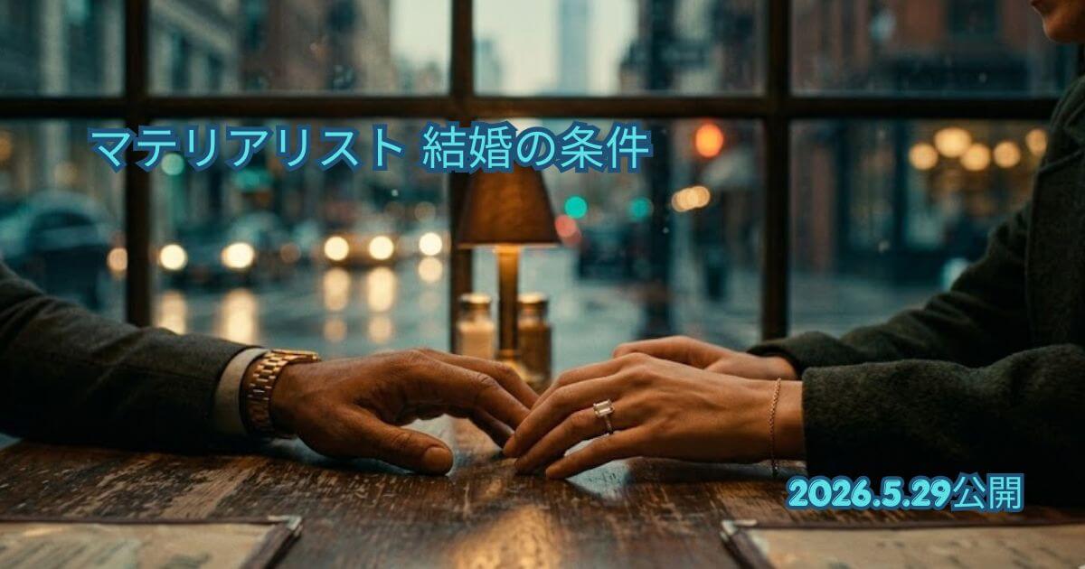 マテリアリスト結婚の条件ネタバレ解説！結末の意味と現代婚活との違い
