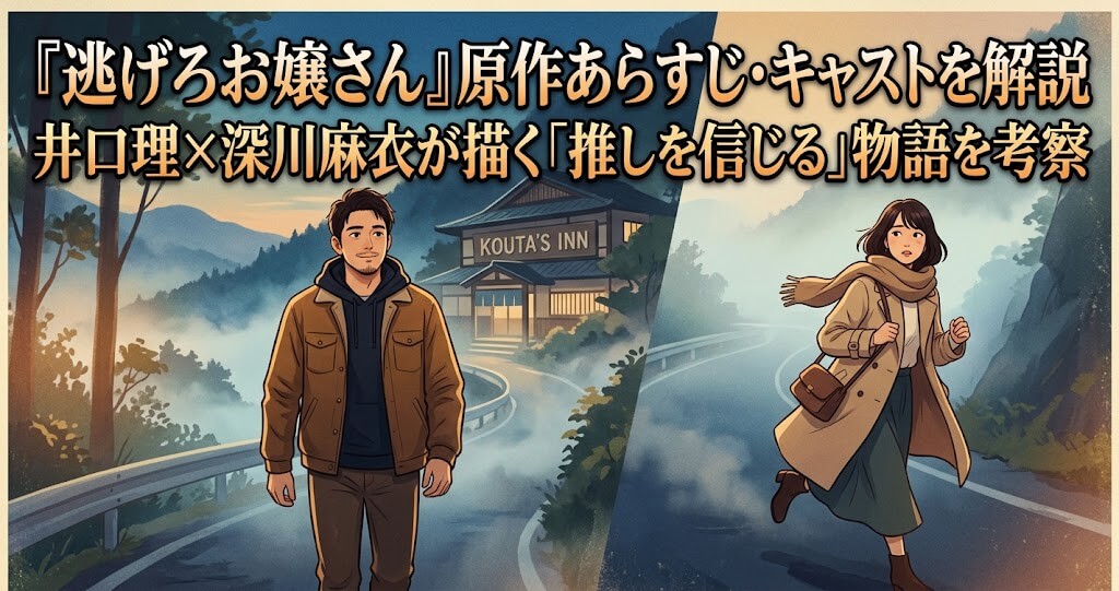 『逃げろお嬢さん』原作あらすじ・キャストを解説｜井口理×深川麻衣が描く「推しを信じる」物語を考察